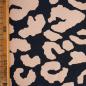 Preview: Dekostoff Canvas Leo Animalprint beige schwarz